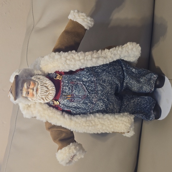 Enesco Other - Enesco  Mountain Man Santa Claus Bisque Face, Hands, Boots With Stand, Preowned